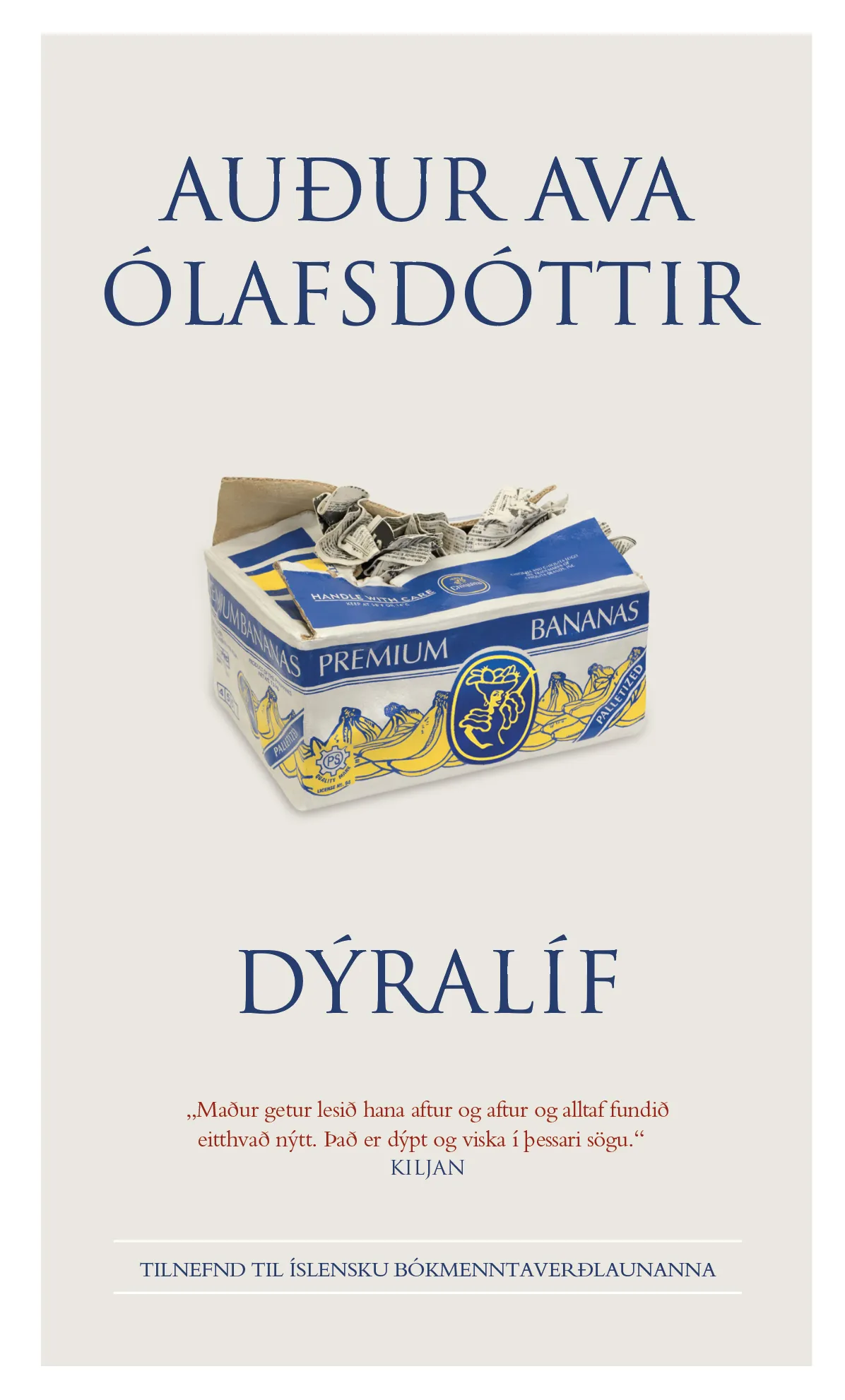 Forsíða kápu bókarinnar