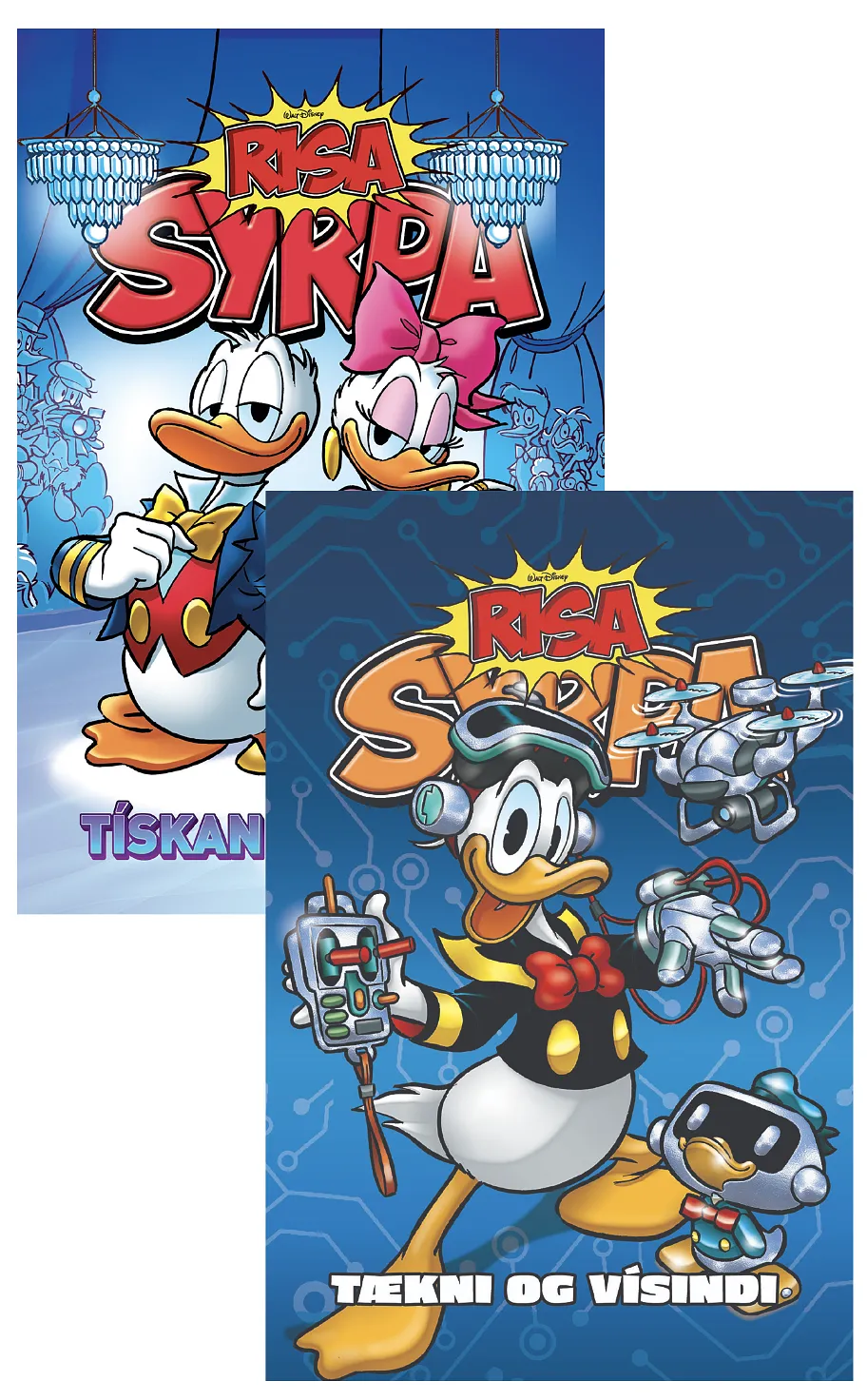 Bókakápa: Tvær stórskemmtilegar Risasyrpur Tískan í Andabæ og Tækni og vísindi