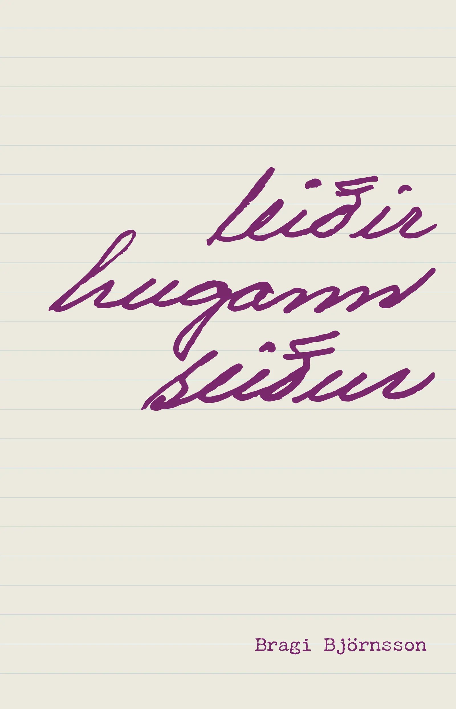 Forsíða kápu bókarinnar