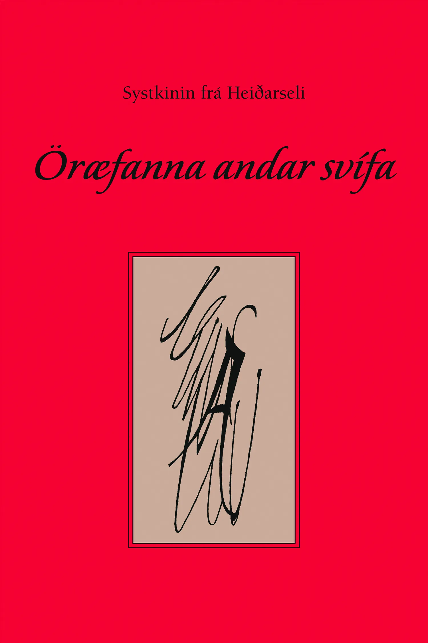 Forsíða kápu bókarinnar