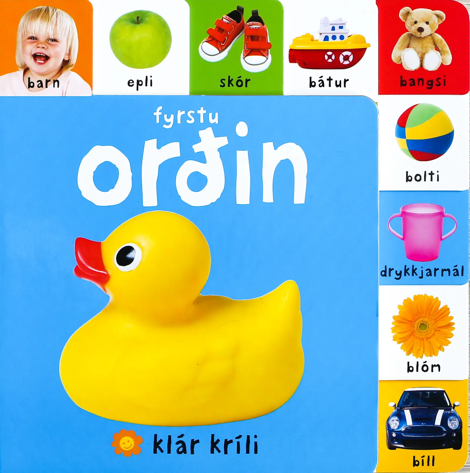 Forsíða kápu bókarinnar