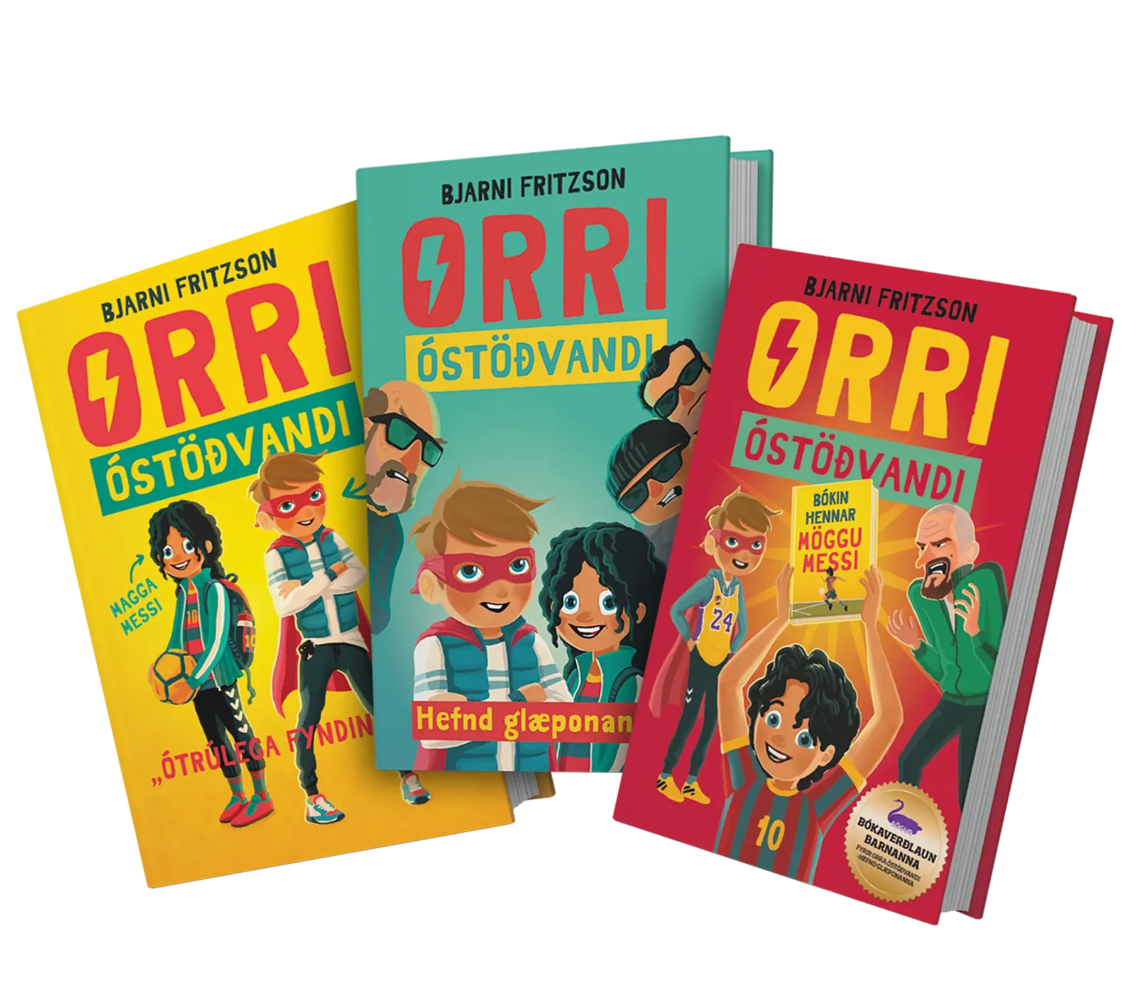 Bókakápa: Orri óstöðvandi 1-3