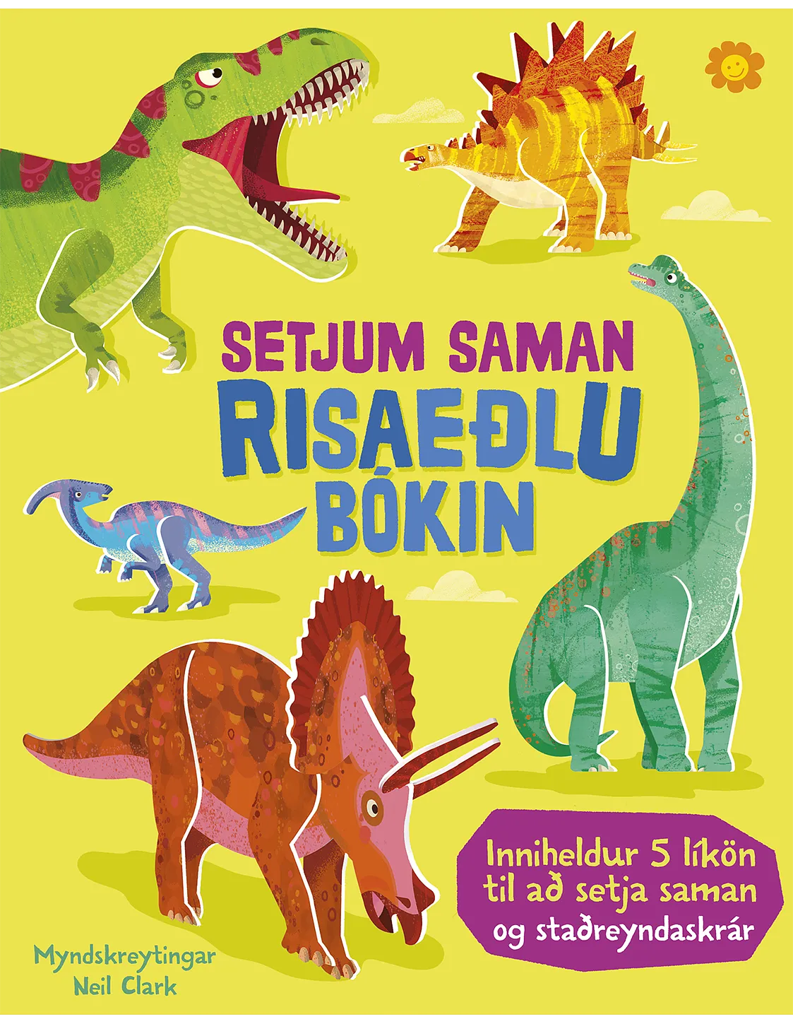 Bókakápa: Setjum saman risaeðlubókin