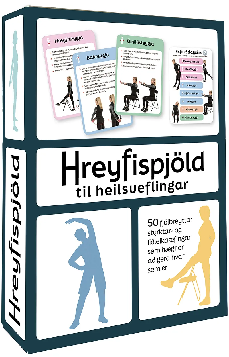 Bókakápa: Hreyfispjöld til heilsueflingar