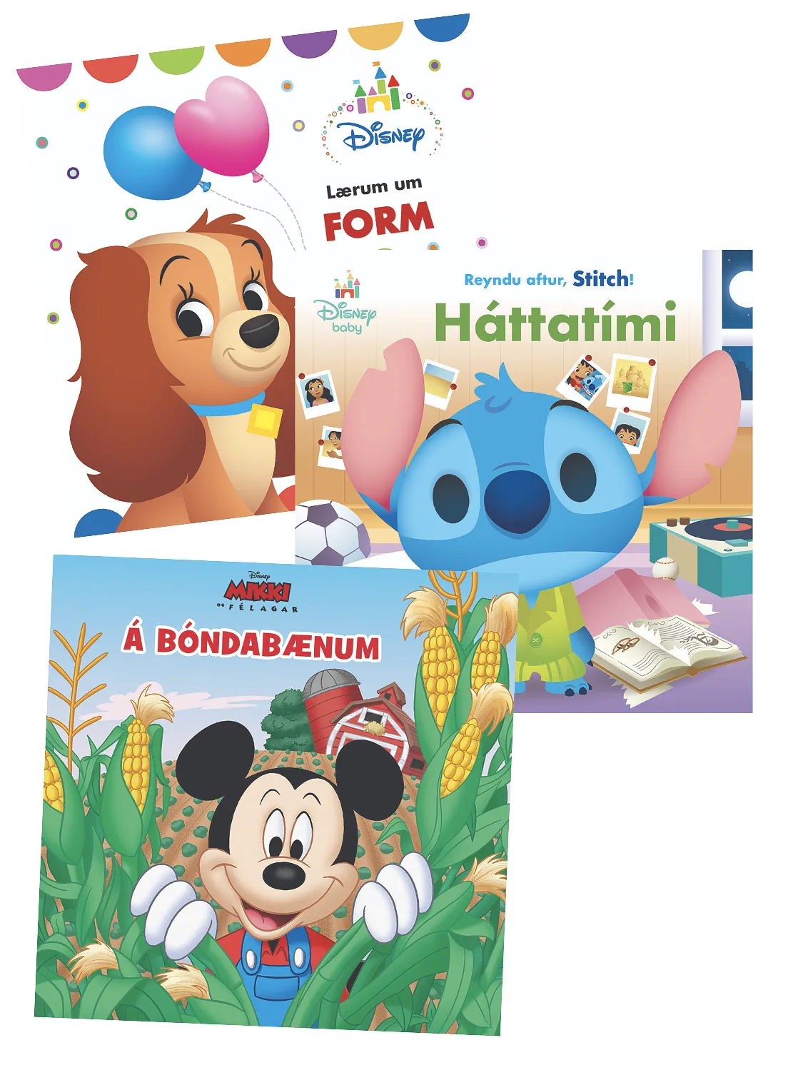 Bókakápa: Lærum um form, Á bóndabænum, Háttatími