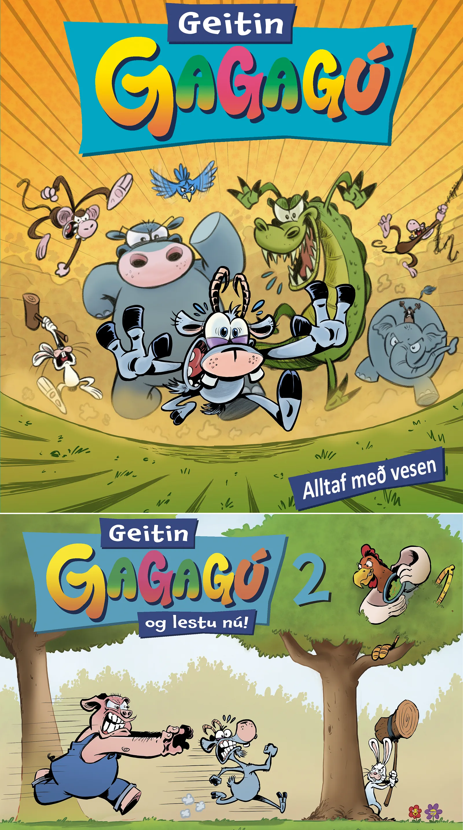 Bókakápa: Geitin Gagagú Alltaf með vesen / Lestu nú 2