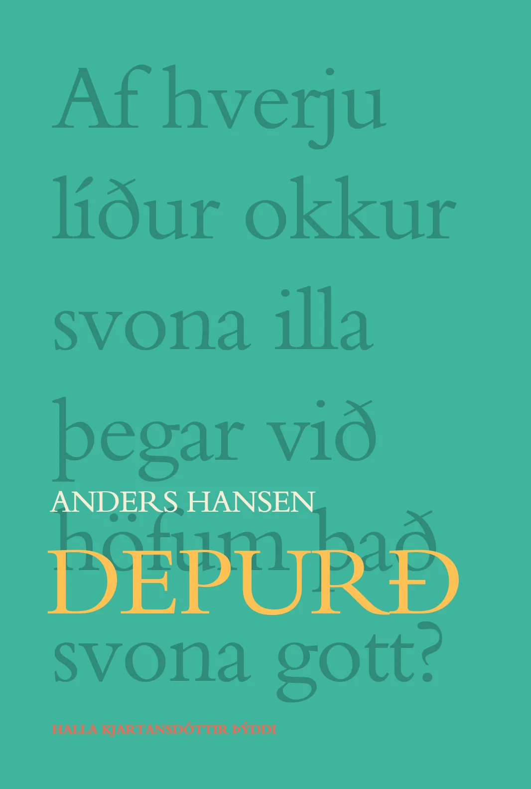 Forsíða kápu bókarinnar