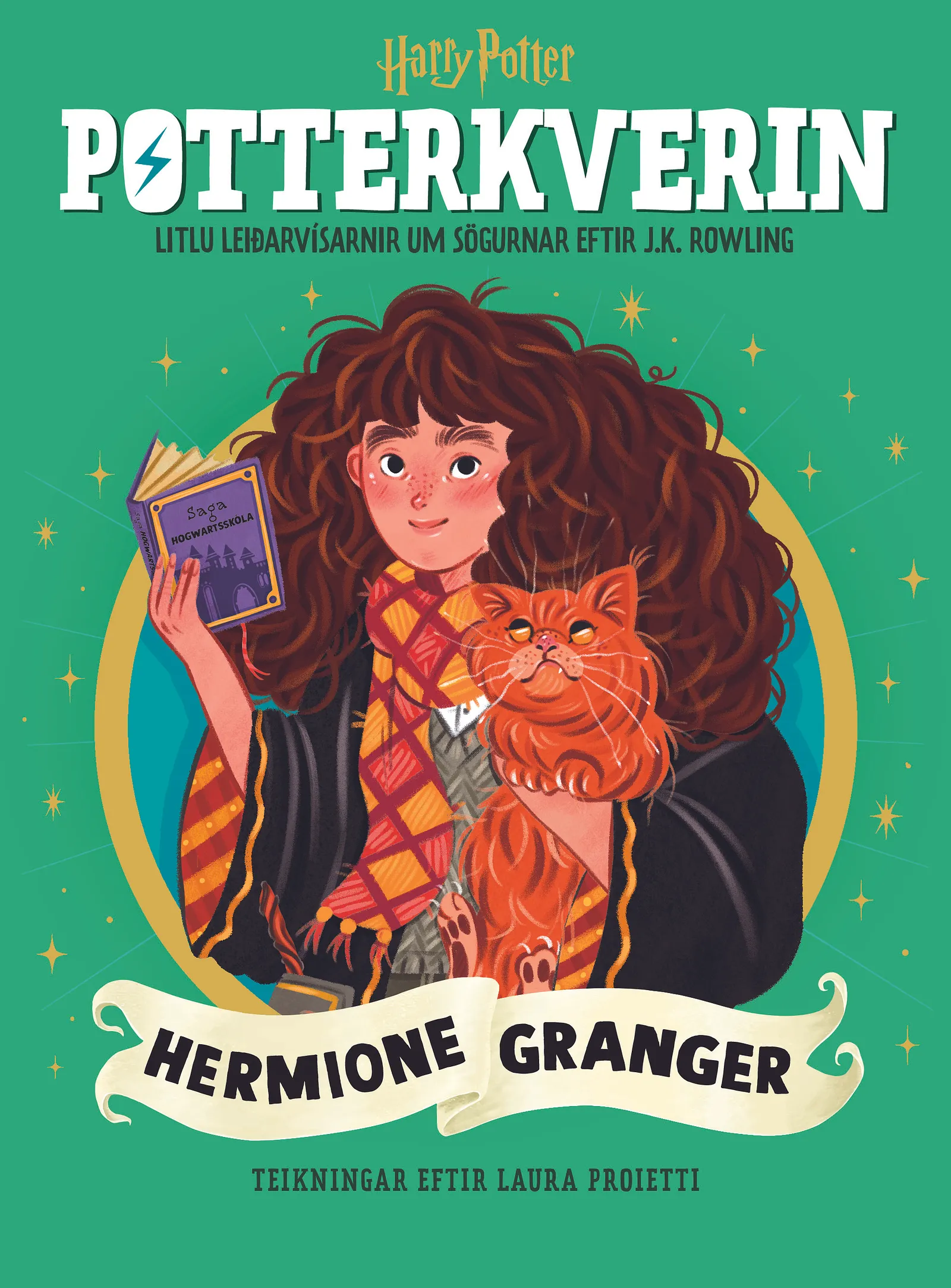 Bókakápa: Potterkverin Hermione Granger Litlu leiðarvísarnir um sögurnar eftir J.K. Rowling