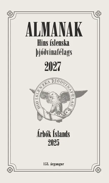 Bókakápa: Almanak HÍÞ 2027 ásamt árbók 2025
