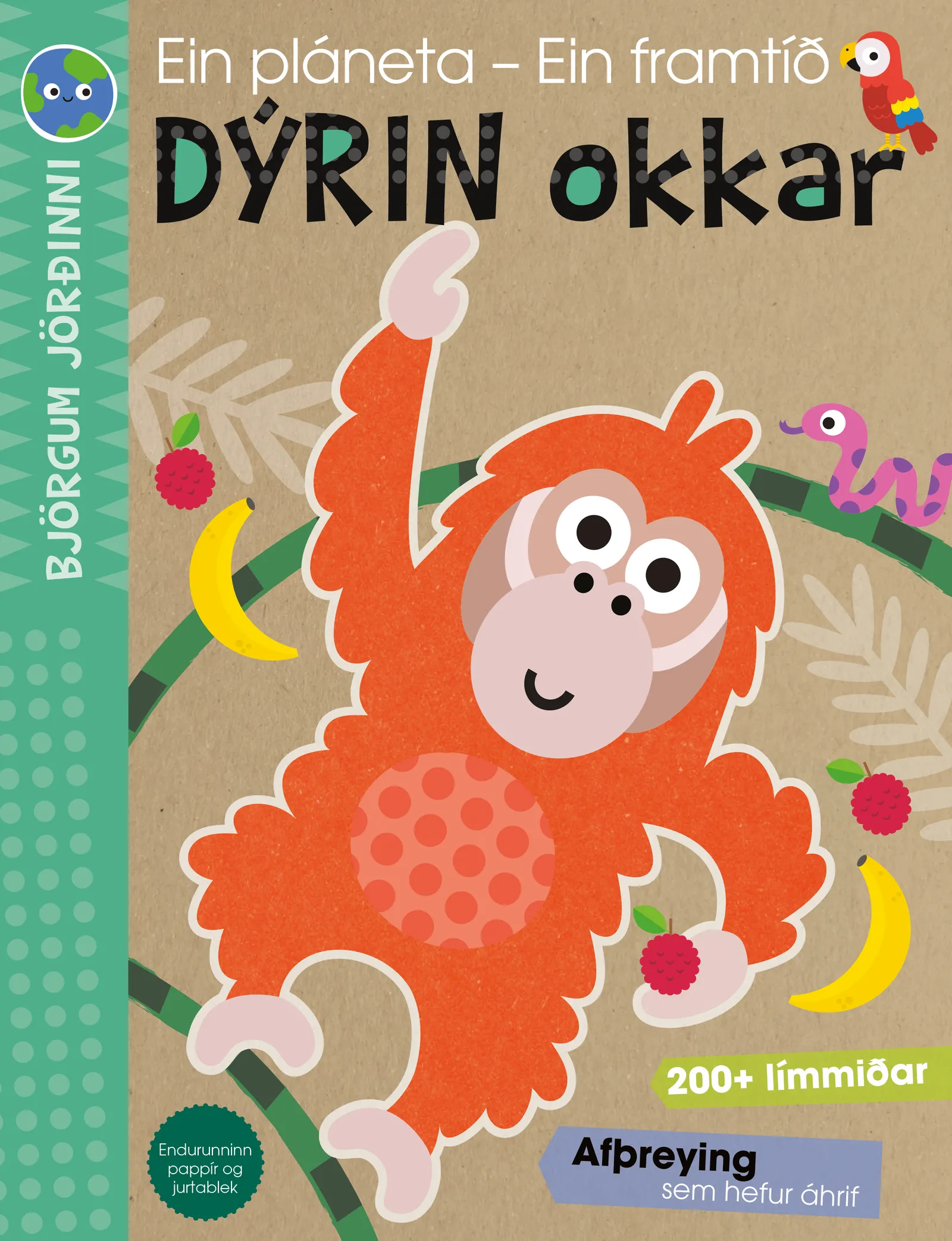 Forsíða kápu bókarinnar